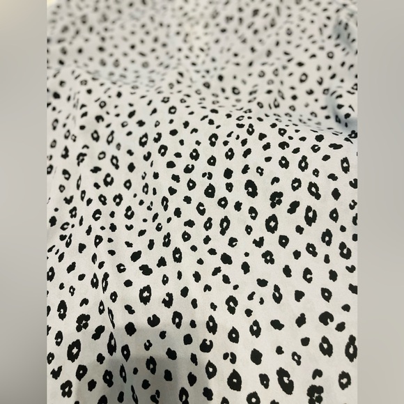 Lush Clothing Lush Blue Animal Print Blouse - Picture 5 of 5